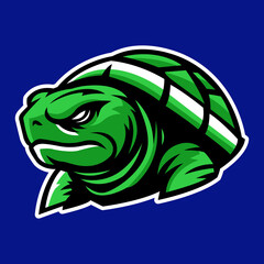Snapping Turtle Vector Sports Mascot Logo &ndash; Tough Turtle Team Emblem for Esports & Athletic Branding