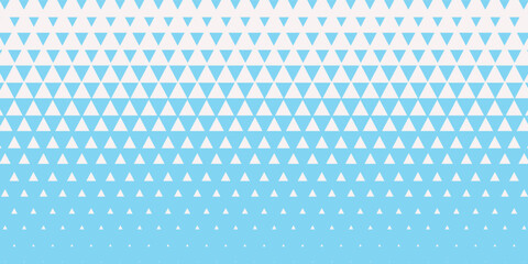 Abstract blue geometric hipster fashion design print halftone triangle pattern