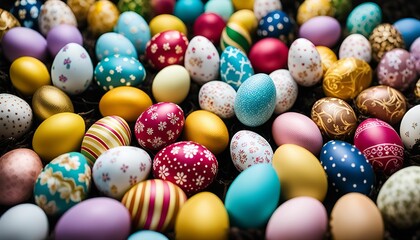Fototapeta premium Colorful Easter Eggs
