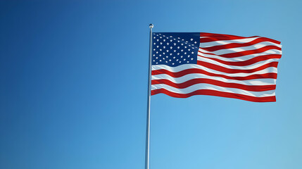 Fototapeta premium Stars and Stripes – Iconic American Flag Design