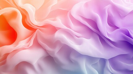 Obraz premium Abstract gradient background with white to soft lavender, teal and coral, featuring a smooth blend, ideal for modern and elegant designs.