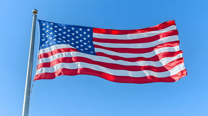 Obraz premium Stars and Stripes – Iconic American Flag Design