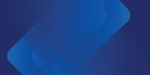 Obraz premium Abstract blue background with glowing geometric lines. Modern blue gradient square shape design. Futuristic technology concept.