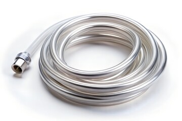 Premium Silver Hydration Bladder Tube Coiled Neatly &ndash; High-Quality Water Reservoir for Hiking, Cycling & Outdoor Adventures