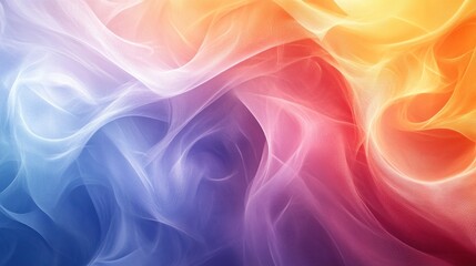 Obraz premium Abstract gradient background with blue to orange, pastel purple, pink, and white, featuring a highly detailed, ideal for modern and elegant designs.