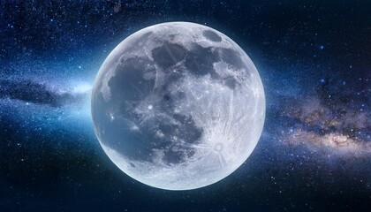 A subtle presence of moon is emphasized by an imaginative image featuring a new moon set against a backdrop of distant galaxies, showcasing immense expanse of space