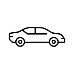 Black and white outline of a car.