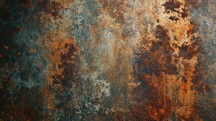 Rusty, grunge metal. Generative AI