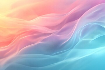 Obraz premium Abstract gradient background with soft mint and peach, gradient teal and violet, featuring a minimalist style, ideal for modern and elegant designs.