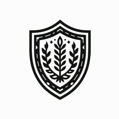 Fototapeta premium shield vector illustration