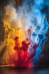 Vibrant Fusion: The Art of Spray in Motion