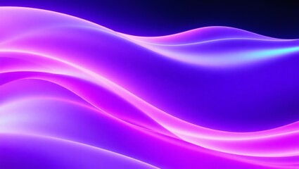 Violet silk waves blend into a soft blue backdrop