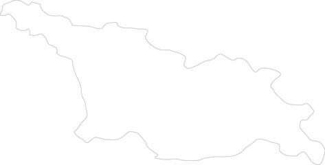 Outline Map of Georgia