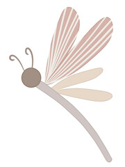 Stylized Dragonfly Illustration