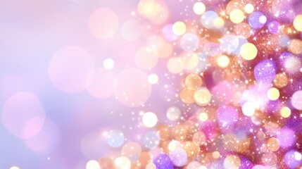 Obraz premium Abstract Sparkling Background Of Pastel Colors And Lights