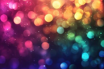 Blurred rainbow refraction overlay effect. Light lens prism effect on black background. Holographic reflection, crystal flare leak shadow overlay. Colorful rainbow disco ball light leaks texture. MZ 