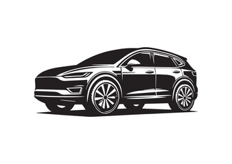 Car silhouette vector