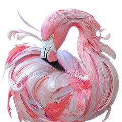 Pink Flamingo Feathers Soft Graceful Beauty