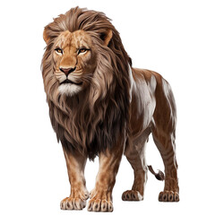 Obraz premium lion on white transparent background
