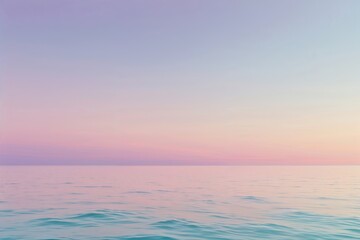 Obraz premium Calming Pastel Gradient Sky for a Refreshing and Blissful Summer Vibe