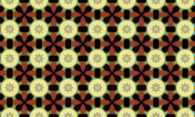Seamless Abstract Geometric Pattern – Modern Decorative Textile Design