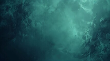 Teal Abstract Texture Background. Dark Green Grunge Effect Backdrop For Design Templates, Presentations & Creative Projects.