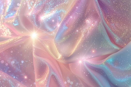 Radiant Pastel Abstract Shimmer Background Design