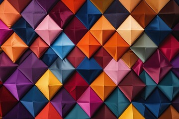 Fototapeta premium Sophisticated Colored Diamond Shape Backdrop in Elegant Hues