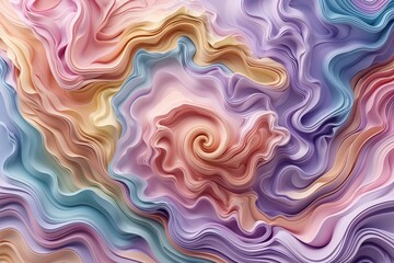 Captivating Abstract Pastel Swirling Texture Design for Beautiful Scenery and Wallpaper