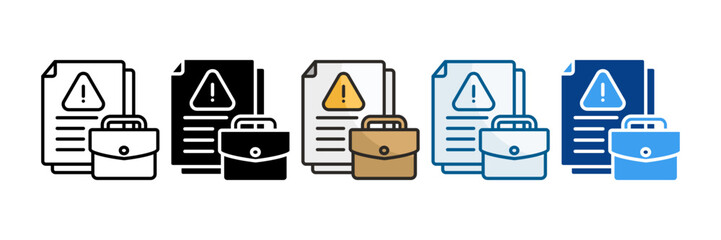 Corporate Governance Icon Set Multiple Style Collection