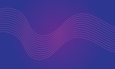 Abstract pink wave gradient with glowing lines on dark background. Wavy curve mix.