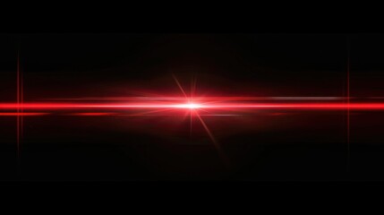 Obraz premium Red Lens Flare