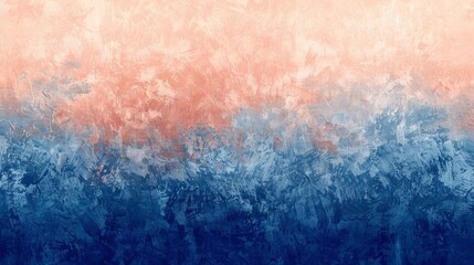 Fototapeta premium Textured Gradient: Peach & Indigo Abstract Backdrop, Artistic Texture