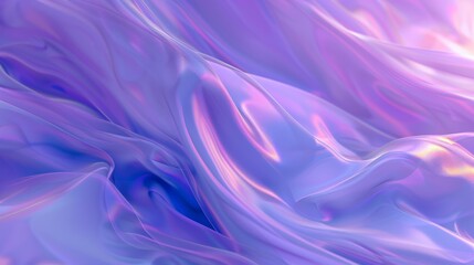 Obraz premium Abstract Flowing Fabric - Purple Silk Waves, Modern Elegant Texture Background, Digital Art Illustration
