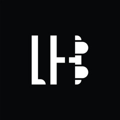 Elegant LHB Lettermark Logo