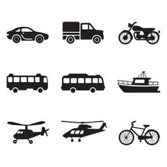 Creative black and white icon bundle