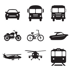 Creative black and white icon bundle