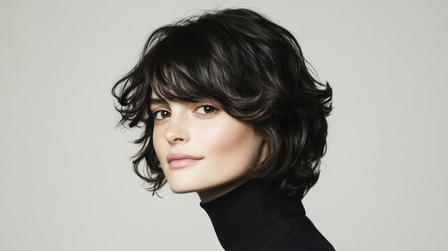 Short Wavy Hairstyle: A Chic and Modern Look