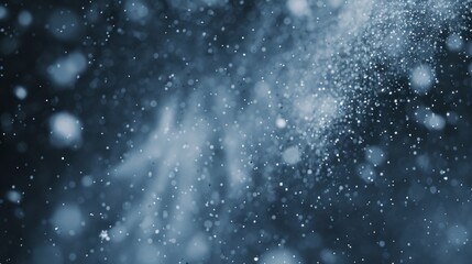 Winter Magic: Sparkling Snowfall Abstract Background Texture