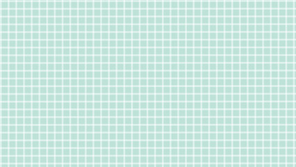 Turquoise and white plaid checkered seamless pattern. Abstract background.
