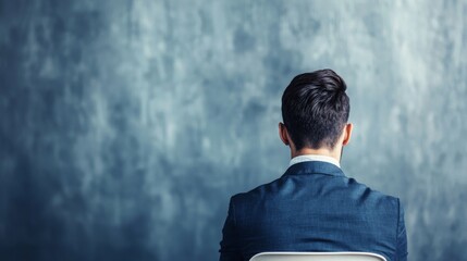 Workplace Harassment Bullying in Office Businessman reflecting on future opportunities.