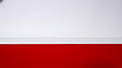 Obraz premium empty red room