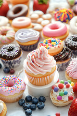 Colorful Confectionery Array: A Tempting Treat Extravaganza