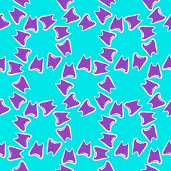 Medicine seamless teeth pattern for wrapping paper and fabrics and linens