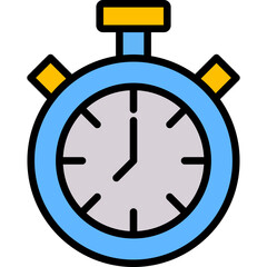 Squat lineal color icon