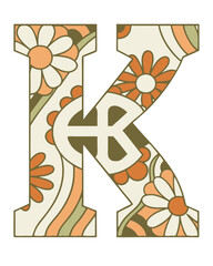 Groovy Letter K