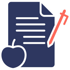 Diet glyph color icon