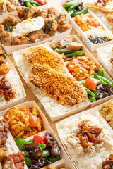 asian takeout food