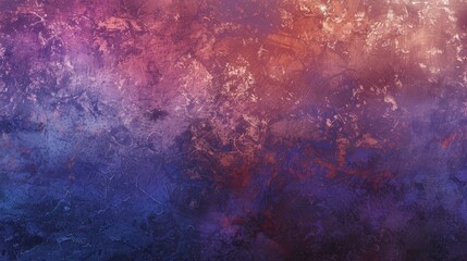 Obraz premium Grunge Texture Background: Purple, Blue And Orange Abstract Wall Backdrop With Concrete Effect