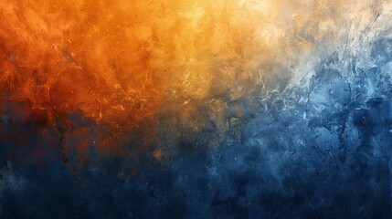 Fototapeta premium Abstract Orange Blue Texture Background, Gradient Marble Paint Pattern, Fluid Art Wallpaper